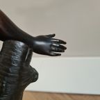 Mooi Bronzen Beeld Van Apollo Belvedere thumbnail 3