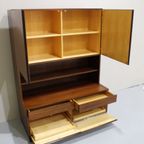 Vintage Boekenkast, Wandkast, Highboard - Tweedelig, Jaren '60 | 01329 thumbnail 2