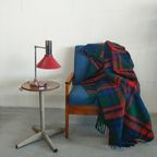Vintage Aabe Zuiver Scheerwollen Deken (rood/blauw/groen) thumbnail 7