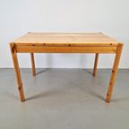 Vintage Grenen Pine Rechthoekige Eettafel Deens Design ‘60 thumbnail 2