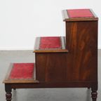 Uniek Antiek Engels Bibliotheek Trapje/ Kamergemak Uit Midden Tot Eind 19e Eeuw thumbnail 2