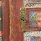 Antieke Beschilderde Bruidskast 1856 thumbnail 9