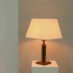 Willy Rizzo Style Brass And Copper Table Lamp 1970s thumbnail 9