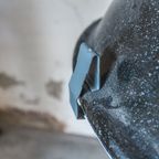 Emaille Fabriekslamp Zwart thumbnail 4