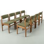 Set Van 8 Deense, Refurbished, Vintage Stoelen thumbnail 12