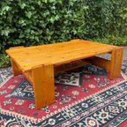 Vintage Grenen Salontafel Scandinavisch Design thumbnail 4