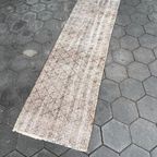 Vintage Yuruk Vloerkleed/ Loper 75 X 285 Cm, 1960's thumbnail 2