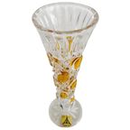 Vintage Vaasje Kristal Amber Annahütte 1960’s thumbnail 3
