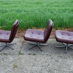 Vintage Fauteuils (3) Met Hocker (2) thumbnail 3