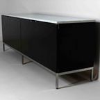 Vintage Mid-Century Zeldzaam Dressoir In Hout En Marmer Van Florence Knoll thumbnail 6