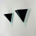 Set Of 2 Post Modern Wall Lamps Sconce , 1980S thumbnail 8