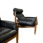 Set Van 2 Vintage Zweedse Fauteuils /eenzitten Eric Merthen thumbnail 6
