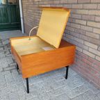 Jaren 60 Teakhouten Salontafel Met Klep thumbnail 6