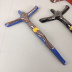 3 Vintage Keramiek Kruisjes thumbnail 2