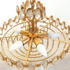 Vintage Kroonluchter Palwa Palme Walter Lamp Hanglamp 60S thumbnail 10