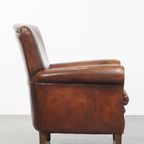 Fijne Schapenleren Fauteuil/ Armchair Met Mooie Kleuren En Een Goed Zitcomfort thumbnail 3