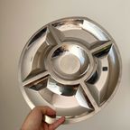 Vintage Large Stainless Steel Serving Platter thumbnail 5