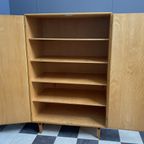 All Shelf Wardrobe Cabinet In Ash Wood By František Mezulánik For Novy Domov thumbnail 3