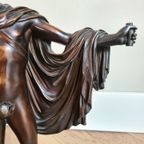 Mooi Bronzen Beeld Van Apollo Belvedere thumbnail 5