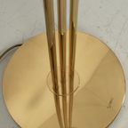 Messing Vloerlamp Met Matglazen, Verstelbare, Kappen 70297 thumbnail 6