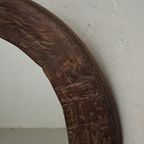 Ronde Houten Spiegel thumbnail 5