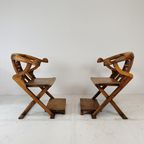 Zeldzame Aziatische Troonstoelen thumbnail 6