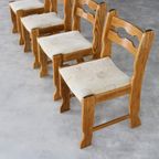 Vintage Eetkamerstoelen | Stoelen | Brutalist | Jaren 60 thumbnail 6