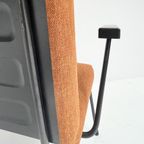 Opnieuw Gestoffeerde Gispen 1401 Fauteuil Van Wim Rietveld, thumbnail 6