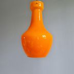 Vintage Oranje Opaline Hanglamp, Jaren 60 thumbnail 13