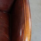 Subtiele Schapenleren Armchair Met Een Mooie Afwerking En Een Goed Patina thumbnail 9