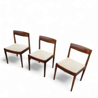4 X Scandinavian Teak Dining Chairs / 1970s thumbnail 17