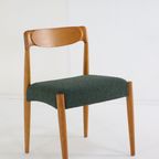 Set Van 4 Deense Stoelen Eetkamerstoelen 'bjerremose' Vintage Reupholstered thumbnail 12