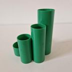 Vintage Groene Pennenbak Jaren 70 Bureau Ass. thumbnail 3