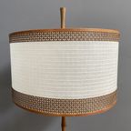 Bamboo Look Floorlamp Large White Shade thumbnail 13