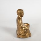 Buddha - Wierrookhouder - Verguld - Japan - 3E Kwart 20E Eeuw thumbnail 3