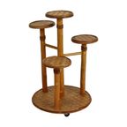 Vintage Plantentafel Plantenstandaard 4 Niveaus Bamboe En Rotan thumbnail 7
