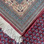 Handgeknoopt Perzisch Sarough Mir Vloerkleed 245X295Cm - Vintage Tapijt - Rood Beige Blauw- Reliving thumbnail 11