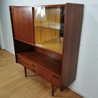 Vintage Mid Century Highboard, Kast, Barkast, Wandmeubel 910 thumbnail 11