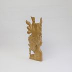 Art Deco Balinese Woodcarving Of A Couple, 1930S thumbnail 9