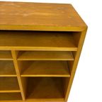 Vintage Kastje Open Kast In Berken Jaren 60 Design thumbnail 8