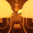 Mid-Century Melkglazen Bollamp thumbnail 11