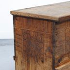 Beschilderde Antieke Bruidskist thumbnail 11