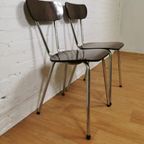 Vintage Formica Keukenstoelen Eetkamerstoelen Jaren 60 thumbnail 8