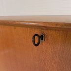 Secretaire Met Schuifdeuren Op Ranke Poten, Jaren 50 thumbnail 17