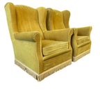 Set Van 2 Vintage Clubzetels / Fauteuils / Éénzitten thumbnail 19