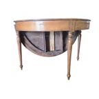 Brocante Houten Ronde Tafel / Consoletafel thumbnail 8