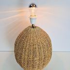 Vintage Boho Tafellamp Rope Scandinavisch Design ’70 Japandi thumbnail 4