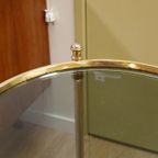 Vintage Barcart Serveerwagen Trolley Bijzettafel Messing thumbnail 3