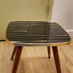 Vintage Tafeltje Bijzettafeltje Tafel Plantentafeltje Zwart thumbnail 7