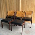 Set/5 Vintage Top Form Stoelen, 1960, Skai Webbing thumbnail 8